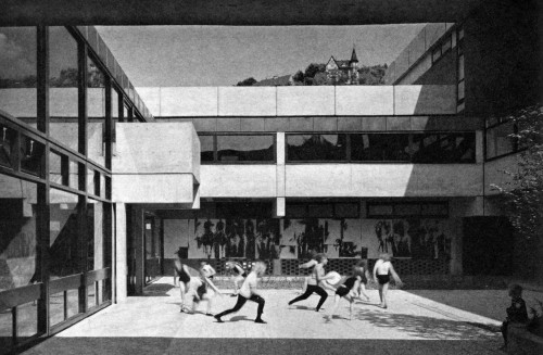 fuckyeahbrutalism: School for the Deaf and Mute, Stuttgart, Germany, 1967(Hans Kammerer and Walter B