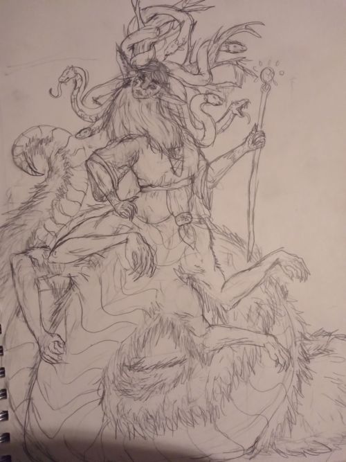 Thiyamurya The Creature Of The Grey Swamp And The Infamous Cursed Snake Mage.
