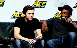 stevenrogered:Tom Holland FINALLY gets his revenge on Anthony Mackie