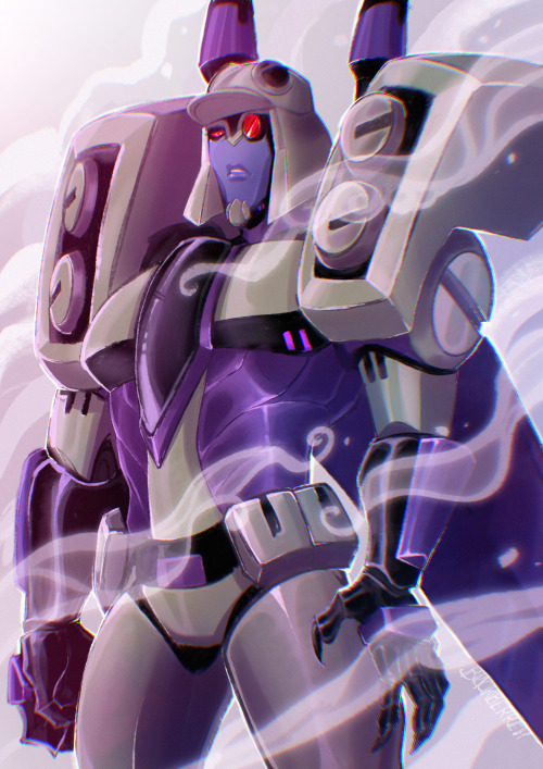 blackberreh-art:A Blitzwing~~ Procreate is very fun lol