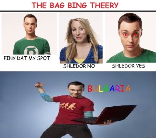 dumbass-bitch-disease:  crtter:  haraamzada:  haraamzada:  where are those big bang theory memes where sheldon is saying random words instead of bazinga   Let’s bring those back   These are funnier than any episode of tbbt