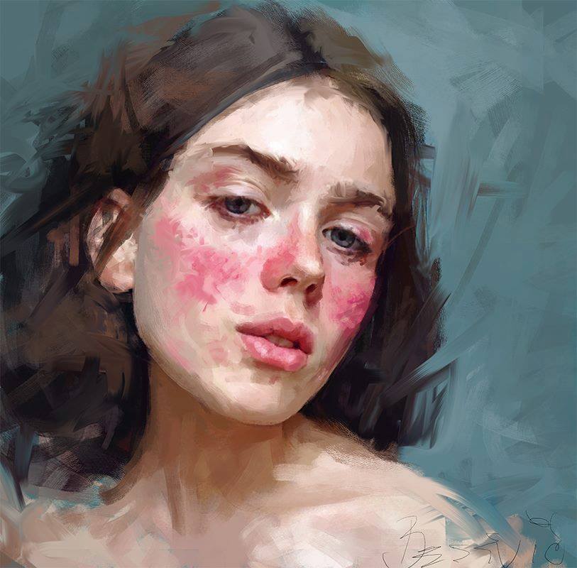 graphigeek: Expressive Portraits by Ivana Basevic Ivana Besevic emulates the style