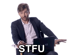 notgingerandalittlebitfoxy:  David Tennant - Virgin Media reaction gifs