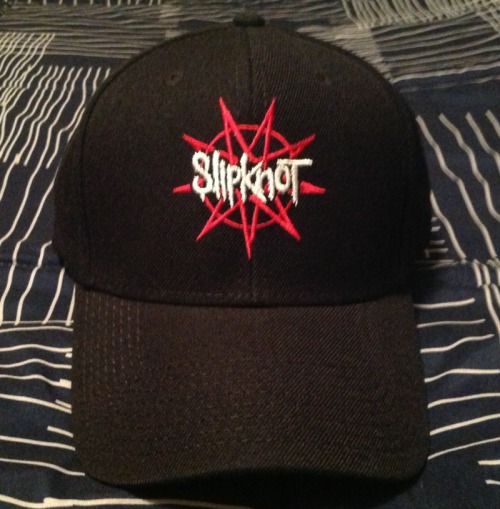 My SlipKnoT hat for SlipKnoT saturday!