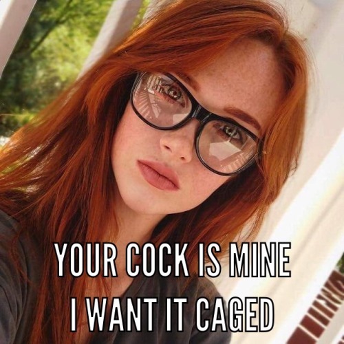 Best chastity captions