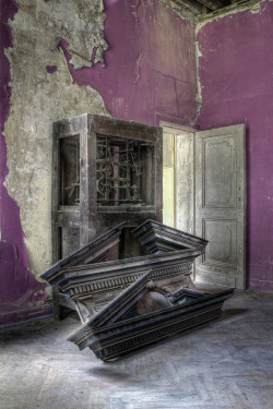 :  Abandoned chateau, Belgium. 