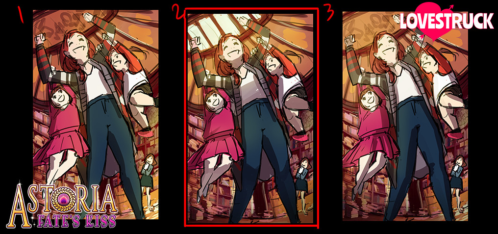 lovestruckvoltage:  This week, we’re sharing our sketches and color concepts for