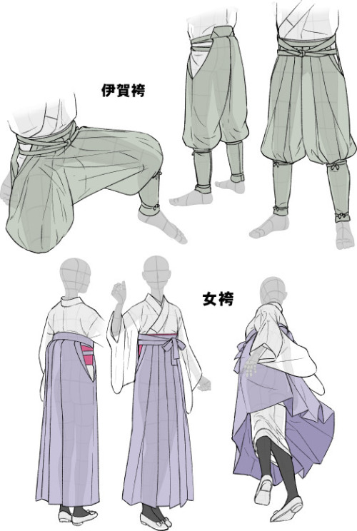 tanuki-kimono:  Kimono drawing guide 2/2, adult photos