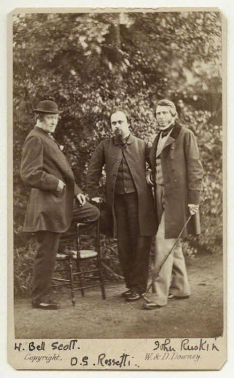 William Bell Scott, Dante Gabriel Rossetti and John Ruskin