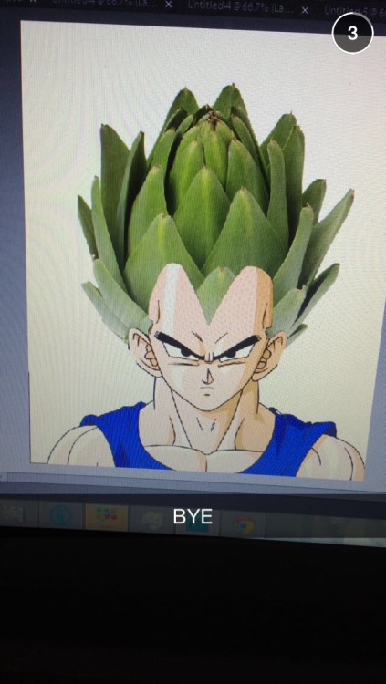 dablacksaiyan: 1337animeami VEGGIE!!! I love your hair!!