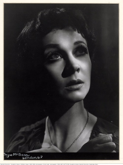 McBean, Angus, 1904-1990. Photographs of Vivien Leigh.MS Thr 581Harvard Theatre Collection, Houghton