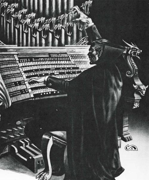 skotothalamos:oldschoolfrp:Strahd at his organ, in the best tradition of the Phantom, Dr Phibes, and