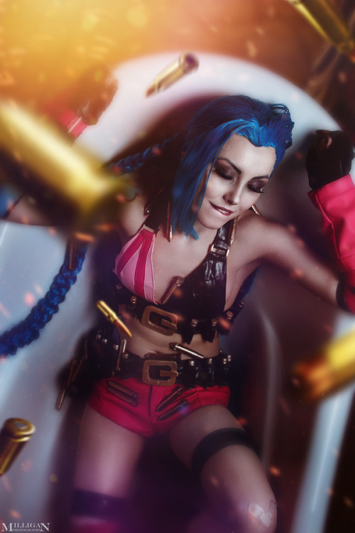   We made 3 shootings of Jinx! There were many problems, but here we are)) Pauline as Jinxphoto by me  