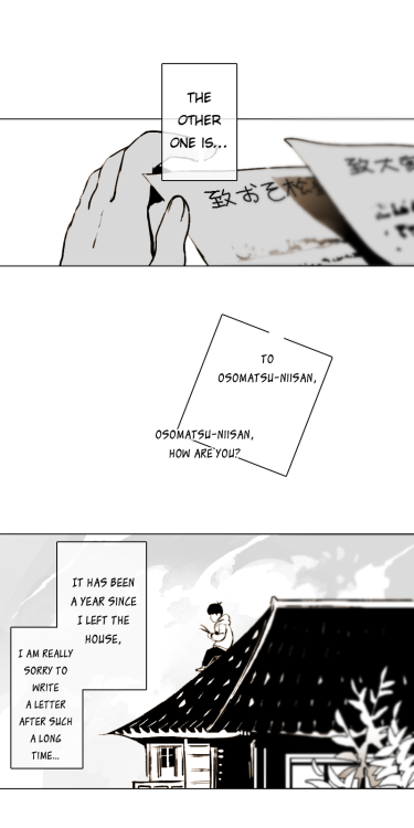 kidokon-kontsu: Tittle: Graduate, OsomatsuArtist: id=2130530 / @rusan23 (tumblr) Translation: @diago
