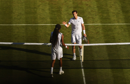 loveequalsnothing:Andy Murray d. Dustin Brown at Wimbledon 2017 2nd round, 6-3, 6-2, 6-2