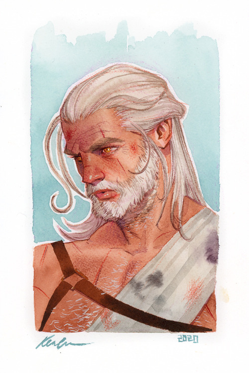 kevinwada:Geralt of RiviaHeadshot, 2020