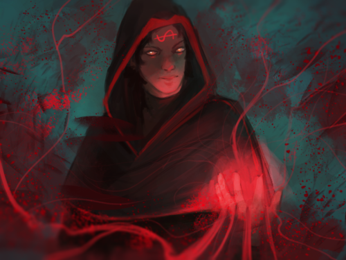 Day 9 - Blood MageToday’s #reimagineOCtober illustration is Risai as a blood mage!