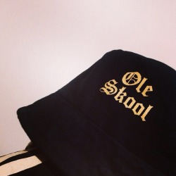 old-school-shit:  old-school-shit:  Quickly made this black &amp; gold Ole Skool bucket hat.  Considering sale.  Like I said I’m considering sale, once I fix the fit of it. Reblog with a reply if you’re interested or drop it in my ask.NOTE: all bucket