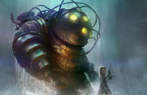 Video Games illustrations:HALO 4MGS 5 the VHS coverMog the big bossFrogLucca and RoboBioshock illust