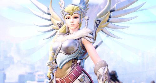 damnation-amoureuse:    Angela Ziegler - “Mercy” : legendary skins  ♔    