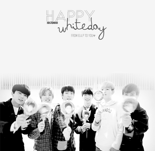 xxjdhxx:Happy White Day from B.A.P to you♥