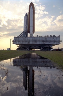 nasahistory:  Making the journey to the pad. 