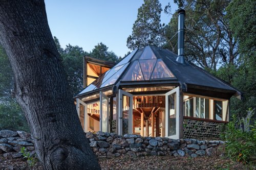 Mickey Muennig’s Partington Ridge community Residence, Big Sur, California, United States