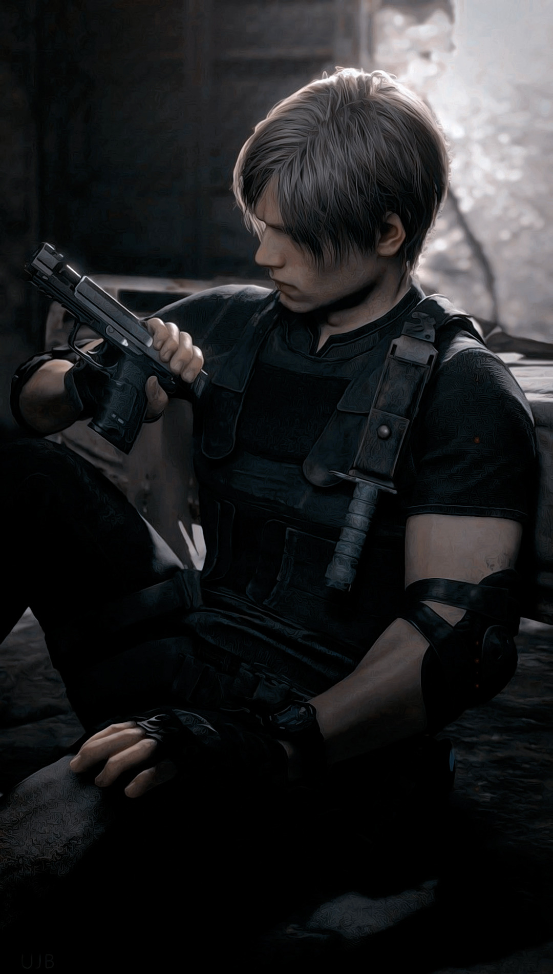 Leon Kennedy wallpaper by ShepardPL  Download on ZEDGE  e93a