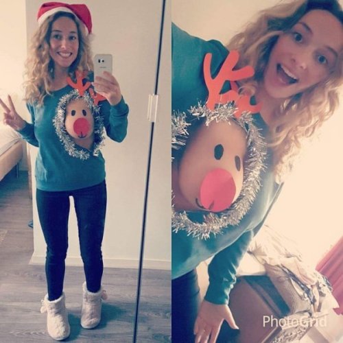 youllremainmyhumbleservant:  bimbo-stripper: masterstoybarbie: @thedarksadisticmaster  classy outfit, get his attention ; )  I have a hard time seeing Rudolph not being able to play any reindeer games. I am certain I can think of one or two. 