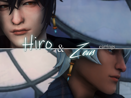 Zeus is my fave boi from the otome Wizardess Heart and I also luv his bff Hiro. Their sims felt inco
