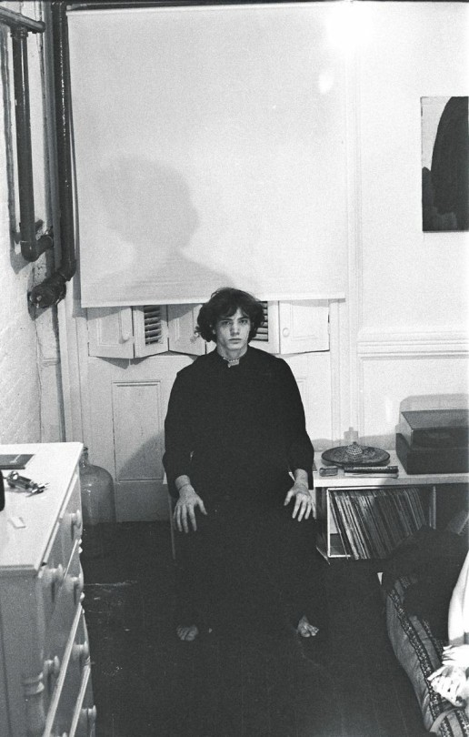 Robert Mapplethrope Photographed By Lloyd Ziff (at Smith And Mapplethorpes Hall Street Space In Brooklyn,