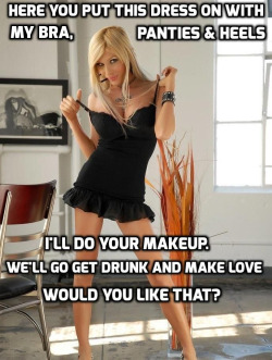 ashleyleesissyblog:  witr256:  bestsissypics:  http://bestsissypics.tumblr.com/archive  I would love that  The perfect life:)! 