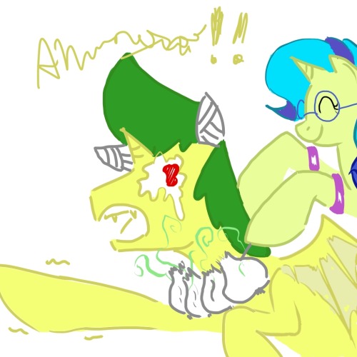 ask-timmy:  Timmy the pony :Garlic!!!!!!nooooooo!!!ahhhhhhh!!!!related: 1   Ack! Err…. oh dear…. x_X;;