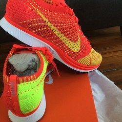 #nikeflyknit  size 9.5 brand new in the box. #flyknitracer #flyknitracerteam #nikeflyknitracer