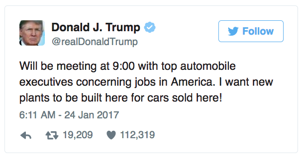 the-future-now:  Trump promises to rein in environmentalism for the auto industryTrump