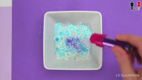 sciencesideoftamblr:How to make Galaxy Slime: porn pictures