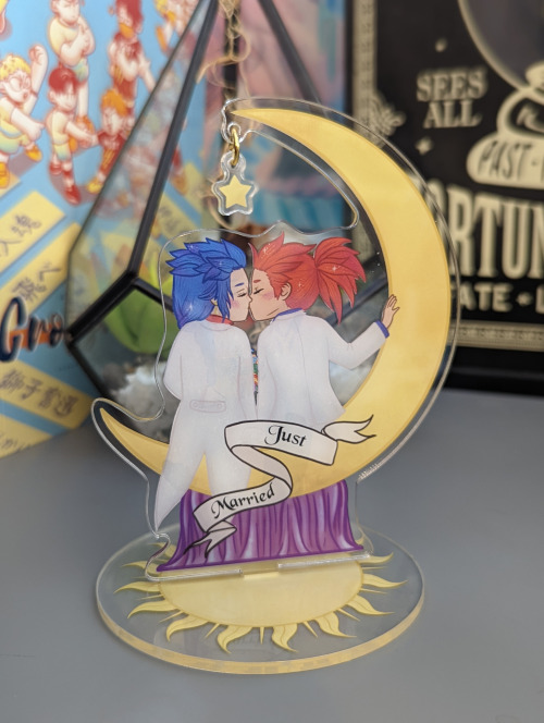 ☀️Production Update Today we have a close up of our finished standee, including the dangling star th