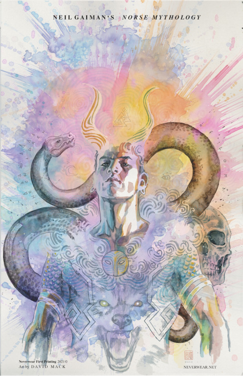 we have two new David Mack prints out tonight, Loki and Thor! These come from the Darkhorse comic se