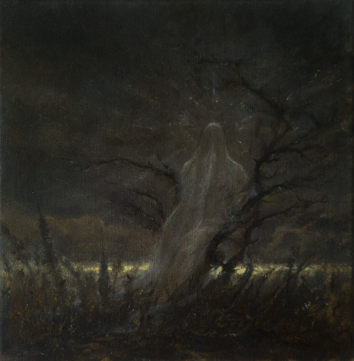 ex0skeletal-undead:Silence, oil on canvasby Alex Stoller This artist on Instagram