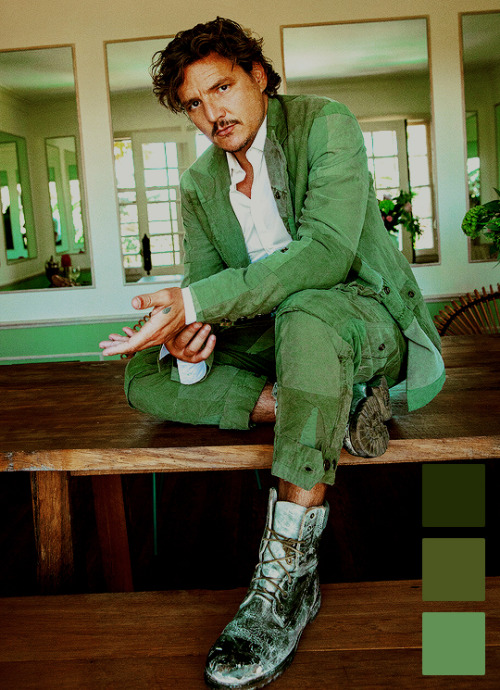 transitorywhim:PEDRO PASCAL POSTERS → Green