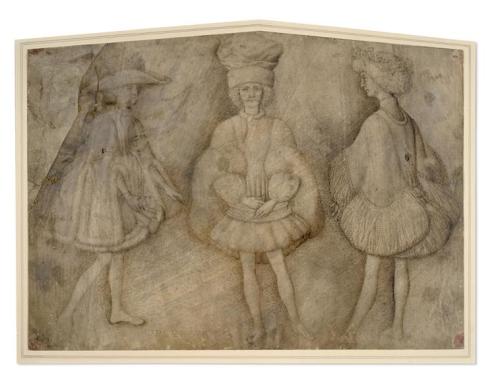 &ldquo;Trois hommes&rdquo; by Pisanello, 15th century