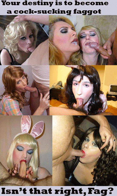 gellis62:  I AM ALREADY A COCKSUCKING SISSY FAGGOT AND I LOVE BEING ONE 