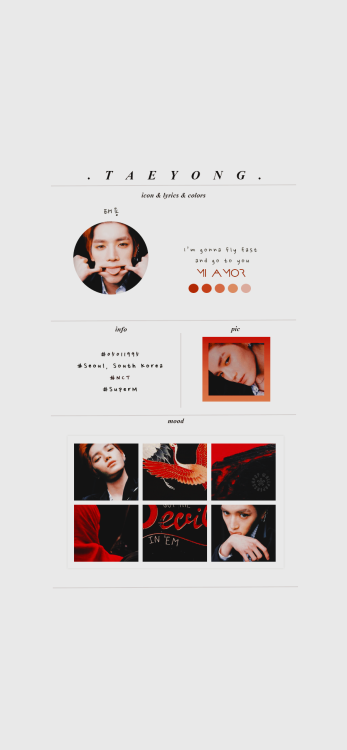 kwallpaperss:NCT - Taeyong (Moodboard)Reblog if you save/use please!!Open them to get a full hd lock