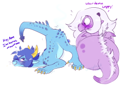more dragon au gross stuff because i cant