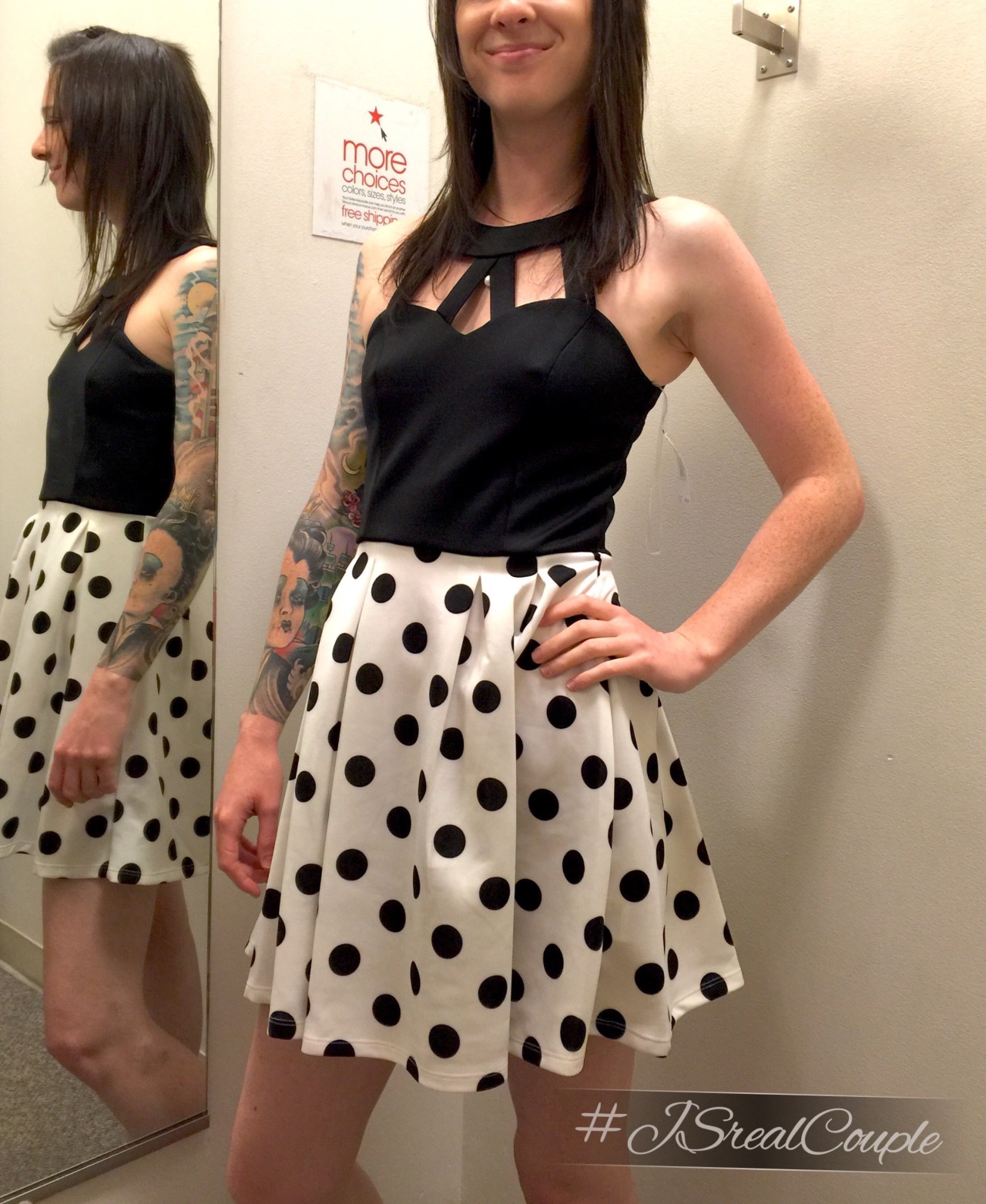 jsrealcouple:  J took me dress shopping today. I think he picked the perfect one,