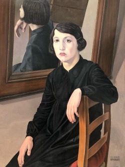 kundst:Cagnaccio di San Pietro (It. 1897-1946) La Ragazza e lo Specchio (1932)