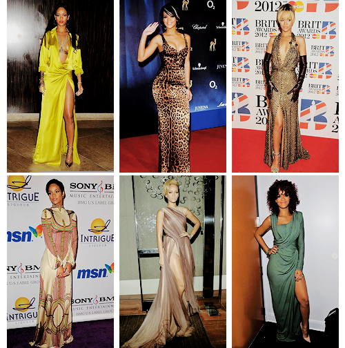 ririwhatsmyname: Rihanna  + long dress