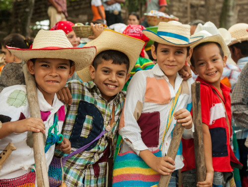 Hondurans in the town of Gracias partake in the annual Chief Lempira Day Festival“The festival celeb