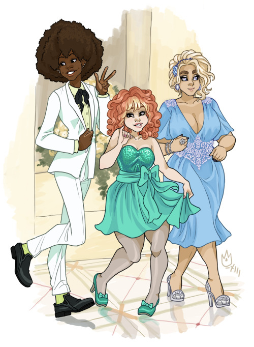 sephiramy:I hope I didn’t miss anything in my rush to finish this… Ah, well. Bea, Mona, AND Addy a