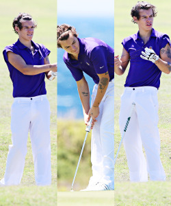 hstuyles:  Harry golfing - 23.10.13 